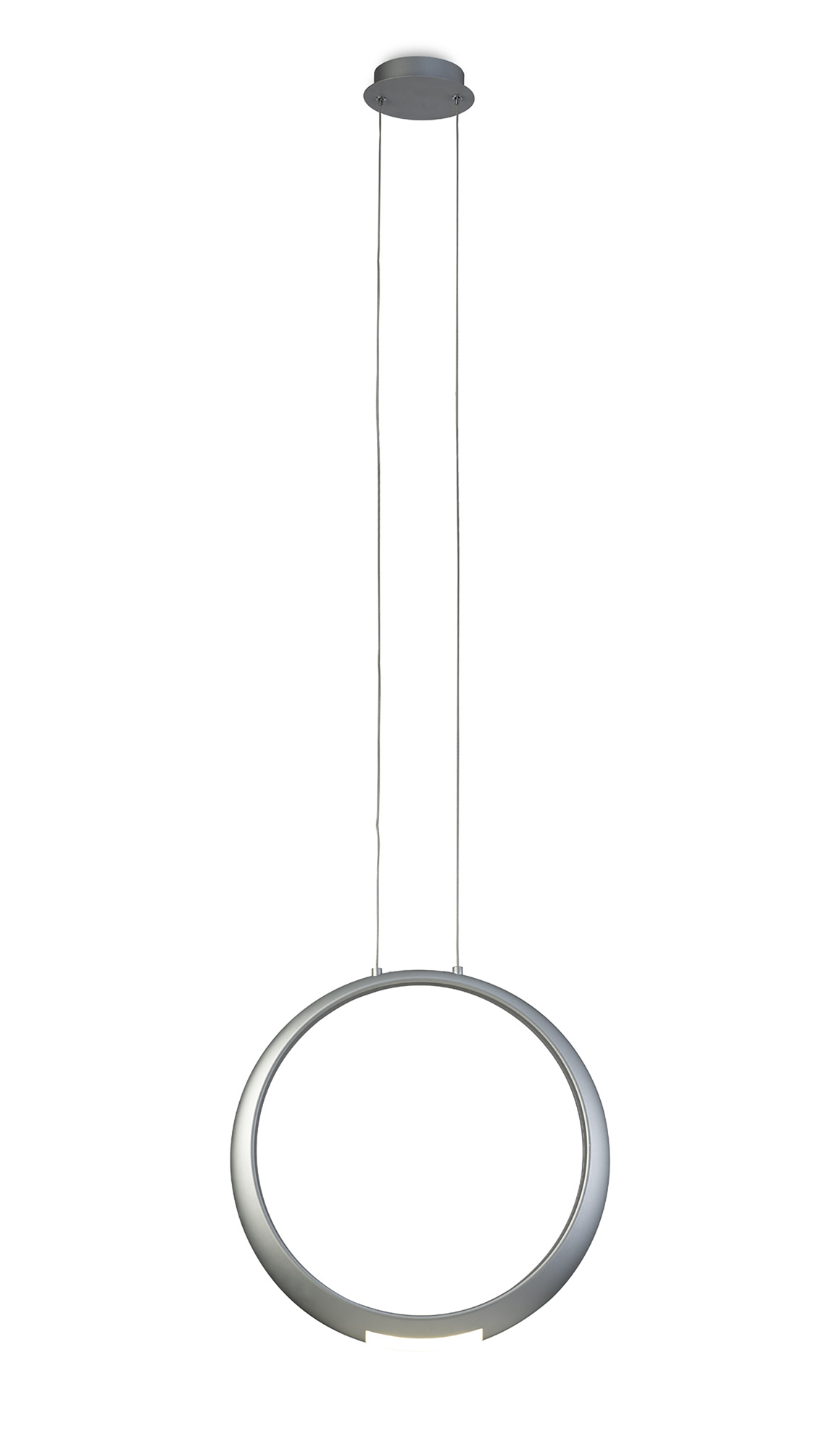M6172  Ring Pendant Round 23W LED Silver